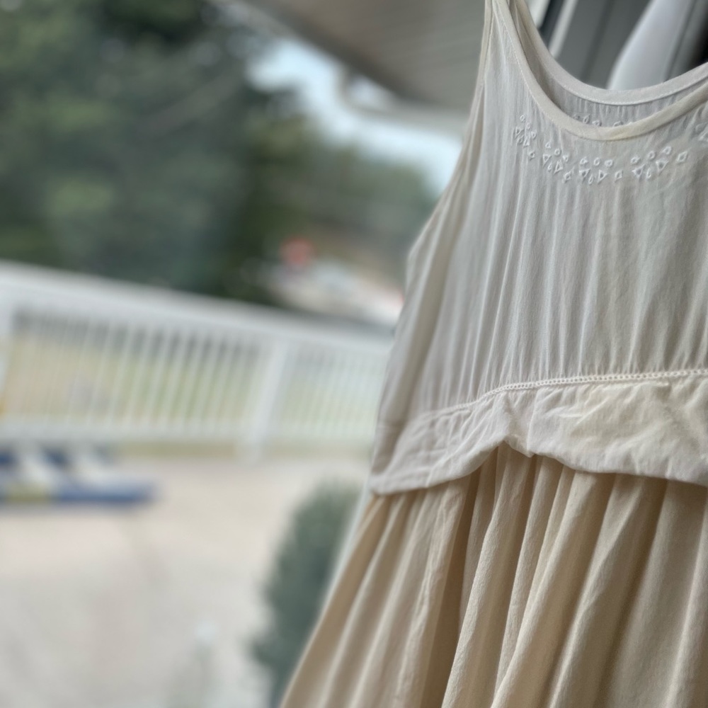 Wilfred Cream Sleeveless Dress